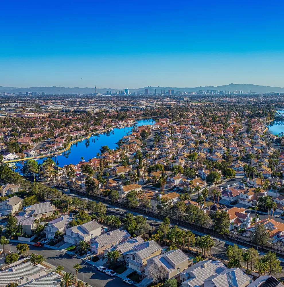 Henderson, NV arial view