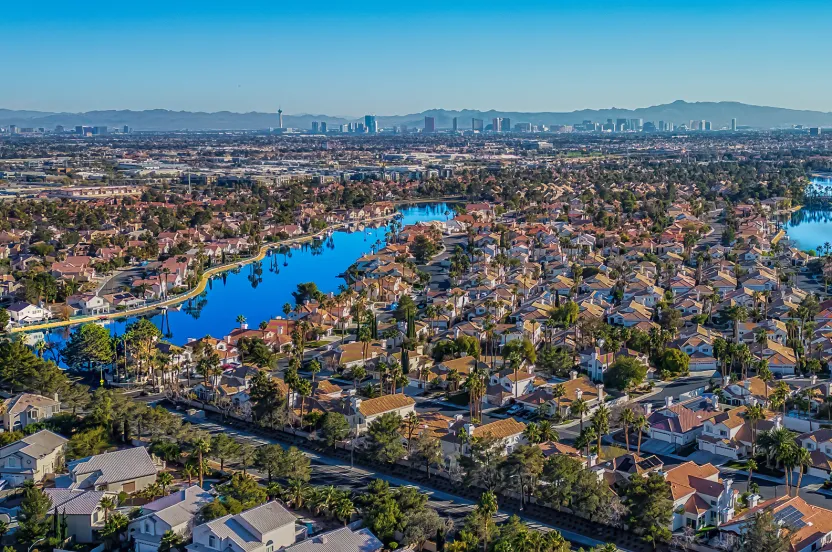 Henderson, NV arial view