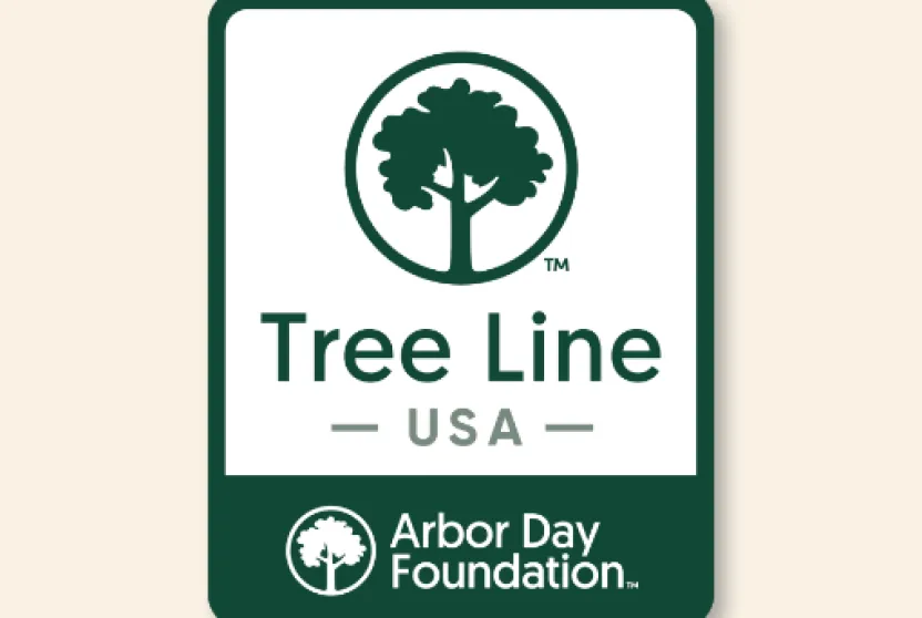 Tree Line USA decal sticker.